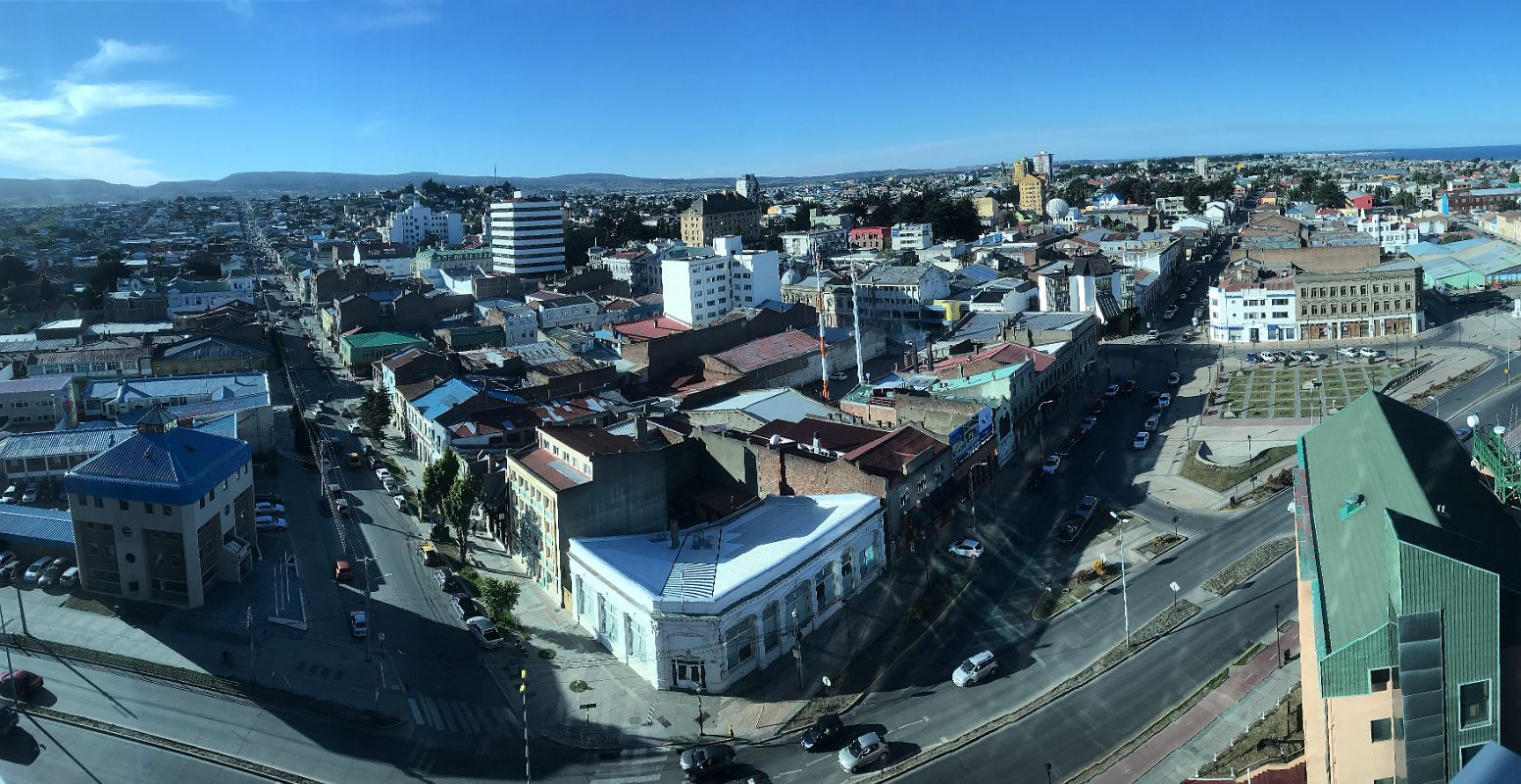05B Panoramic View of Punta Arenas Chile From Top Floor Of Hotel Dreams del Estrecho